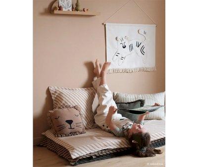Coussin Lion Brod