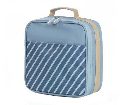 Nevera Rgida Stripes Blue Personalizable