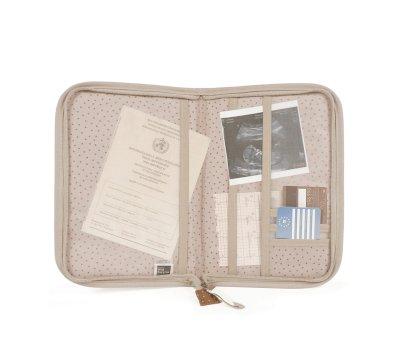 Document Holder Dots Poppy Cinnamon