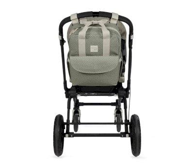 Sac  Dos pour Poussette Pois Poppy Moss