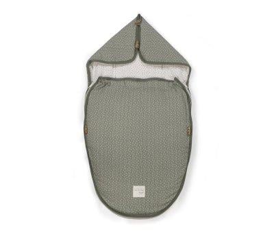 Baby Carrier Bag 2 in 1 Dots Poppy Moss Summer