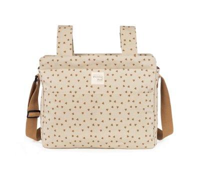 Borsa Organizer Passeggino Grande Cuori Poppy Cannella