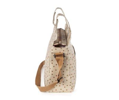 Borsa Organizer Passeggino Grande Cuori Poppy Cannella