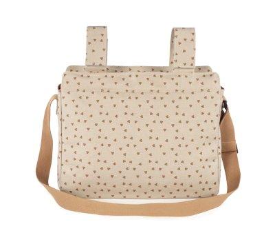 Borsa Organizer Passeggino Grande Cuori Poppy Cannella