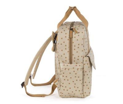 Zaino Passeggino Cuori Poppy Cannella