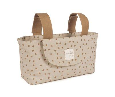 Borsa Organizer Passeggino Cuori Poppy Cannella