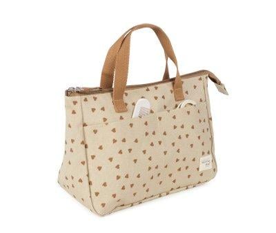 Borsa Beauty Cuori Poppy Cannella