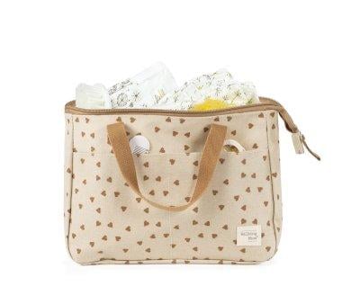 Borsa Beauty Cuori Poppy Cannella