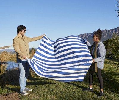 Manta de Playa y Picnic Navy Blue