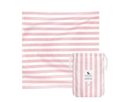 Toalha de praia XXL Microfibra Cabana Rosa Pastel Personalizvel