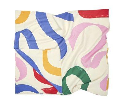 Toalha de praia L Microfibra Cabana Doodle Mood Personalizvel