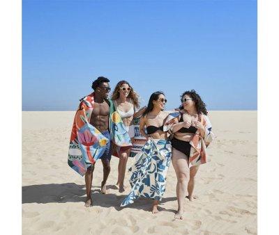 Toalha Praia L Microfibra Summer Marine Dream Personalizada