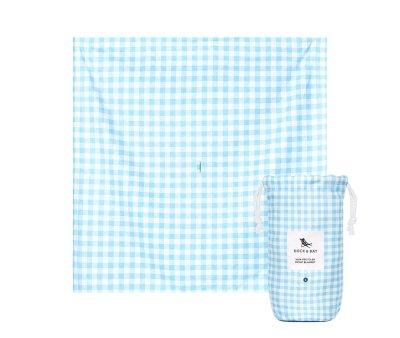 Beach and Picnic Blanket Blueberry Vichy L