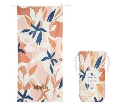 Toalha de praia XL Microfibra Terracota Personalizvel