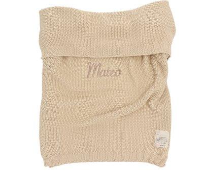 Indigo Personalised Swaddle Blanket