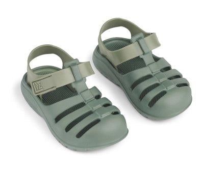 Infant Jelly Shoes Beau Tea/Faune Green
