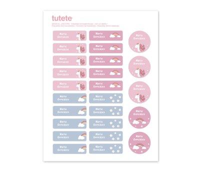 Pack Combinado Termo y Pegatinas Magical Unicorn
