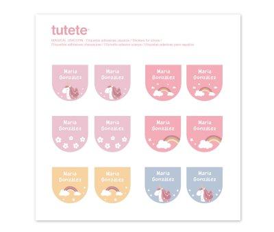 Pack Combinado Termo y Pegatinas Magical Unicorn