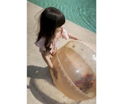 Transparent Multi Cherry Blush Beach Ball
