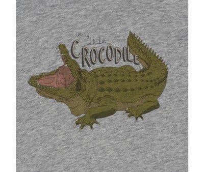 Camiseta Gots Grey Melange Cocodrile