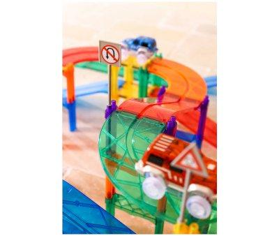 Carro de corrida azul Cleverclixx