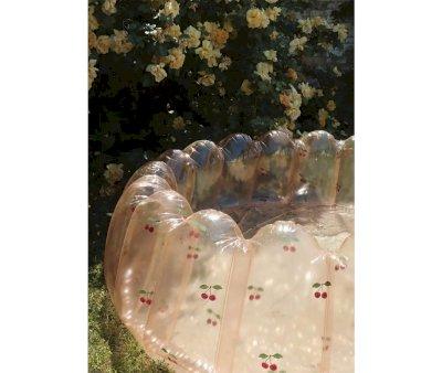 Large Inflatable Pool Transparent Shell Cherry