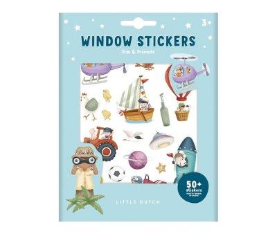 Pegatinas para Ventana Jim & Friends