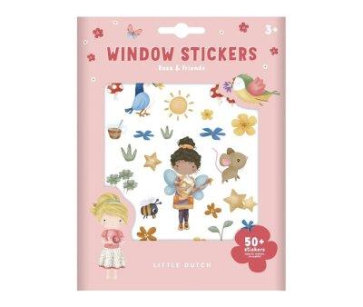 Pegatinas para Ventana Rosa & Friends