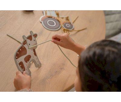 Tarjetas Para Enlazar Cordones Little Farm