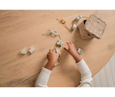 Figuras de Madera para Enlazar Cordones Little Farm