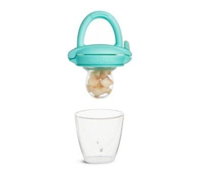 Alimentateur anti-touffement en silicone vert