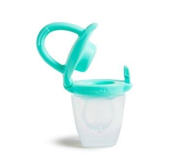 Alimentateur anti-touffement en silicone vert