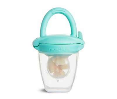 Alimentateur anti-touffement en silicone vert