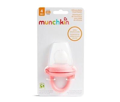 Alimentateur anti-touffement en silicone rose