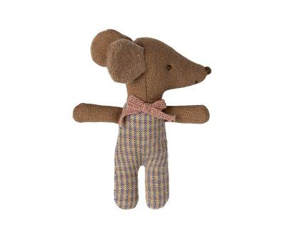 Ratoncito Beb Dormido/Despierto en Caja de Cerillas Rosa