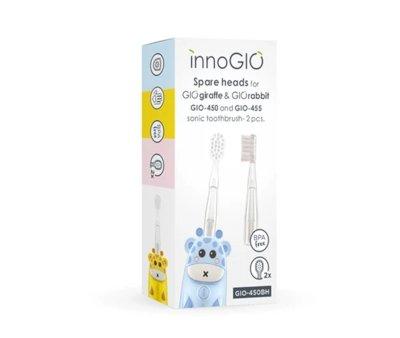 2 Replacement Heads for InnoGIO Toothbrushes