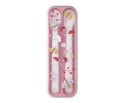 2 Cucharas Largas Mio Flowers & Butterflies