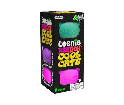 NeeDoh Teenie Cool Cats 3 pezzi