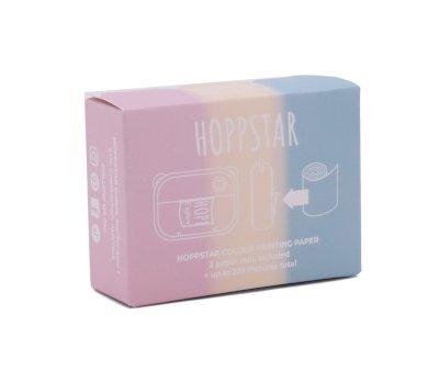 3 Rouleaux de Papier Recharge cologique pour Appareil Photo Hoppstar Artist Couleurs