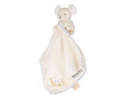 Doudou Little Cream Mouse Personalised