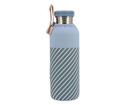 Housse en Noprne Stripes Blue 750 ml Personnalisable