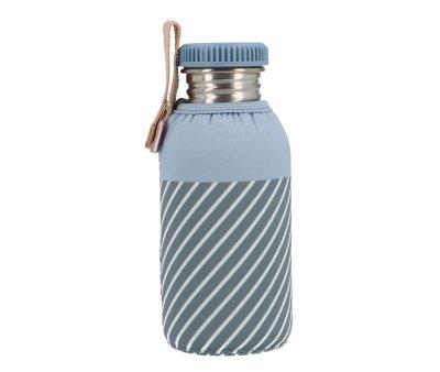 Funda Neopreno  Stripes Blue 500ml Personalizable