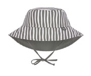 Chapeau de Bain Rversible Stripes Olive