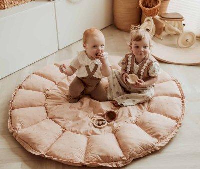 Tappeto-Nido Play & Go Bloom Organic Fleuri
