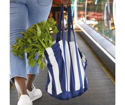 Personalised Navy Blue Beach Bag