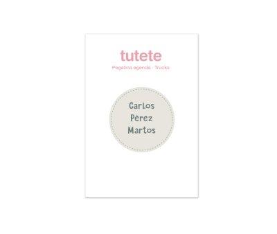 Agenda Infantrio Personalizvel Tutete Trucks
