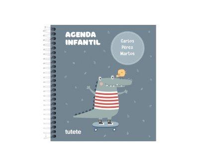 Pequena Agenda Infantrio Personalizado Tutete Croc ES