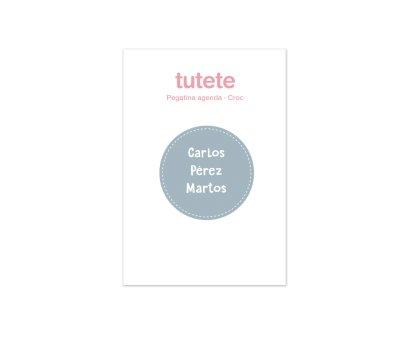 Pequena Agenda Infantrio Personalizado Tutete Croc ES