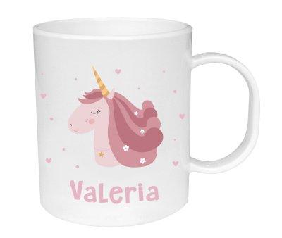 Chvena de plstico Personalizada Magical Unicorn
