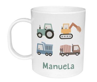 Taza de Plstico Personalizada Trucks